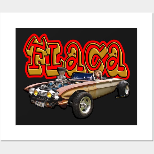 62 Buick Rat Rod Flaca Wall Art by vivachas